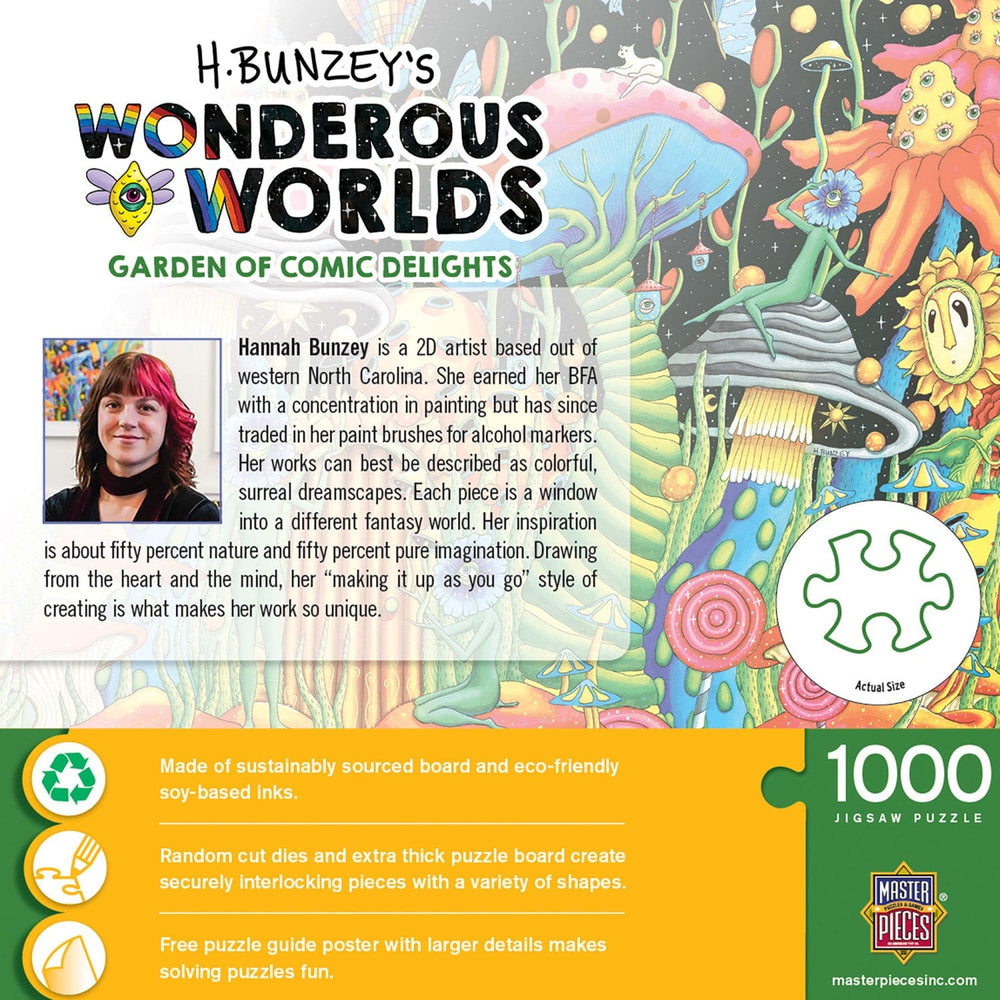 Wonderous Worlds - Garden of Cosmic Delight 1000 Piece Jigsaw Puzzle (ONLINE ORDER ONLY)