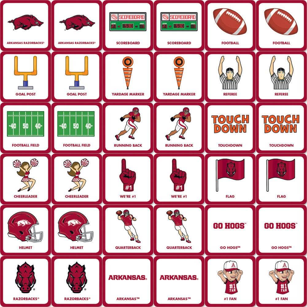Arkansas Razorbacks Matching Game (ONLINE ORDER ONLY)