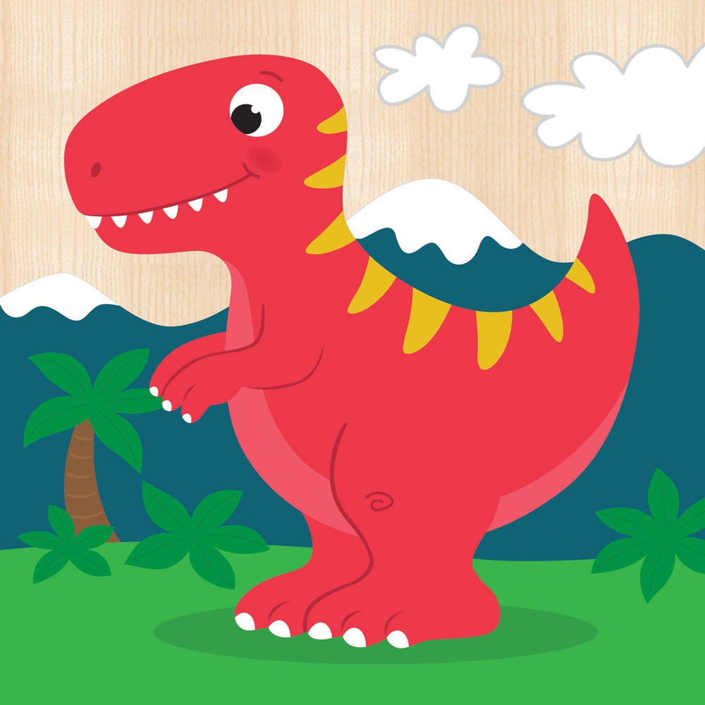Dinosaurs Chunky Wood Puzzles - Kids 4 Pack (ONLINE ORDER ONLY)