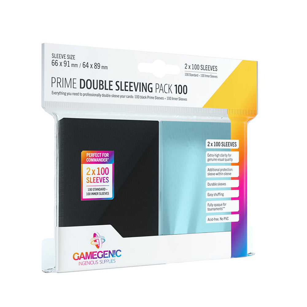 Gamegenic Prime Double Sleeving Pack 100 (ONLINE ORDER ONLY)