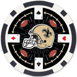 New Orleans Saints 100 Piece Poker Chips (ONLINE ORDER ONLY)