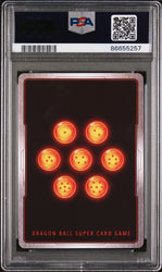 2022 DRAGON BALL SUPER REALM OF THE GODS 7 SSG GOKU, DVN RSTRNT #P-362 - PSA 10 (Online Order Only)