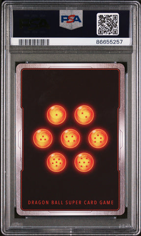 2022 DRAGON BALL SUPER REALM OF THE GODS 7 SSG GOKU, DVN RSTRNT #P-362 - PSA 10 (Online Order Only)