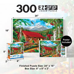 Memory Lane - Mountain Hideaway 300 Piece EZ Grip Jigsaw Puzzle