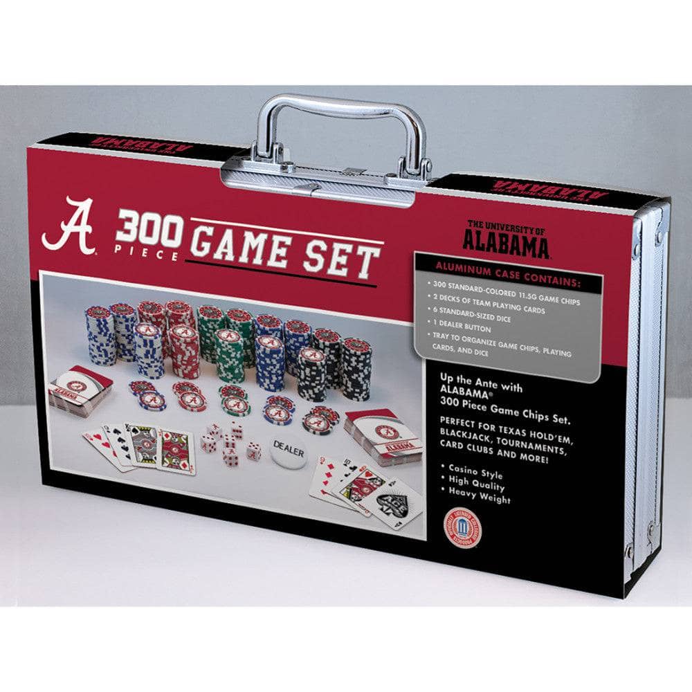 Alabama Crimson Tide 300 Piece Poker Set (ONLINE ORDER ONLY)