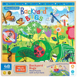 Hello, World! - Backyard Bugs 48 Piece Wood Jigsaw Puzzle (ONLINE ORDER ONLY)