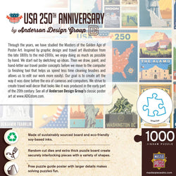 Vintage Posters - USA 250th Anniversary 1000 Piece Jigsaw Puzzle (ONLINE ORDER ONLY)