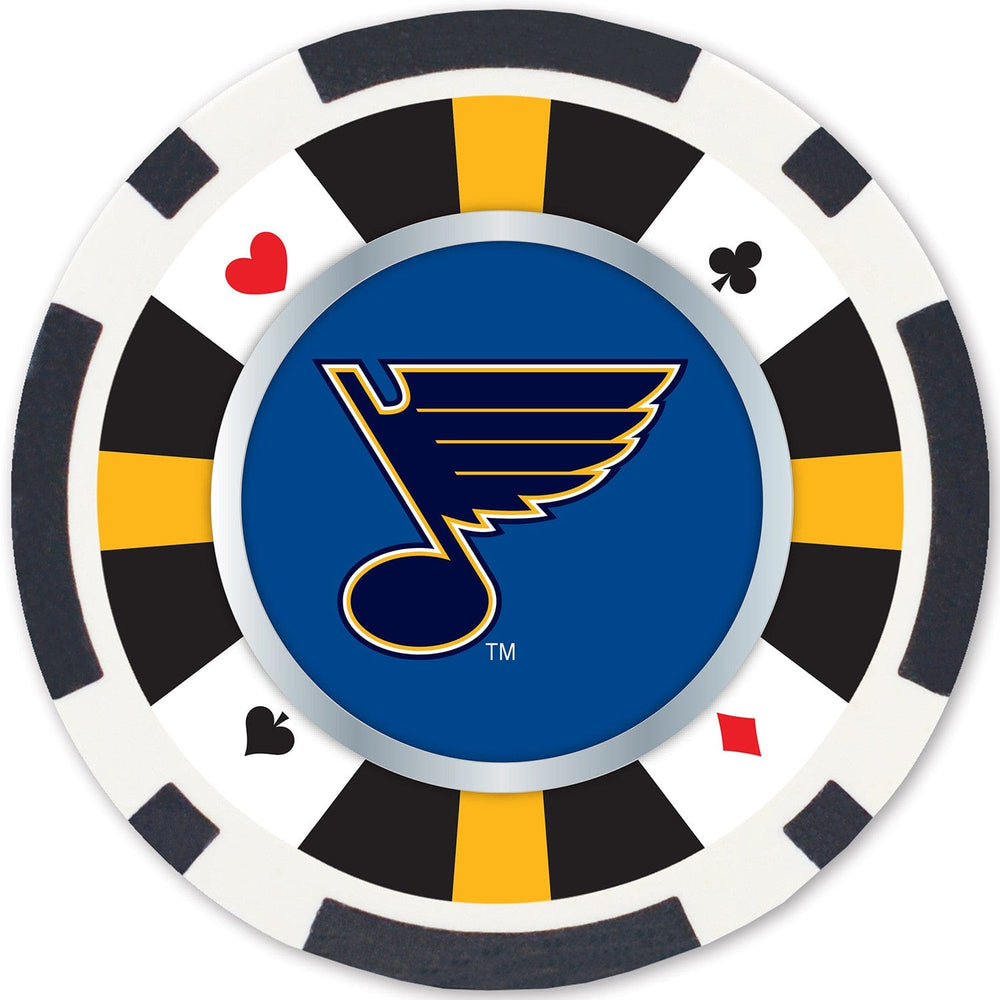 St. Louis Blues 100 Piece Poker Chips (ONLINE ORDER ONLY)