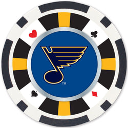 St. Louis Blues 100 Piece Poker Chips (ONLINE ORDER ONLY)