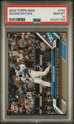 Graded 2024 Topps Now Shohei Ohtani #723 Baseball Card PSA 10 Gem Mint (ONLINE ORDER ONLY)
