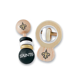 New Orleans Saints - Baby Rattles 2-Pack (ONLINE ORDER ONLY)