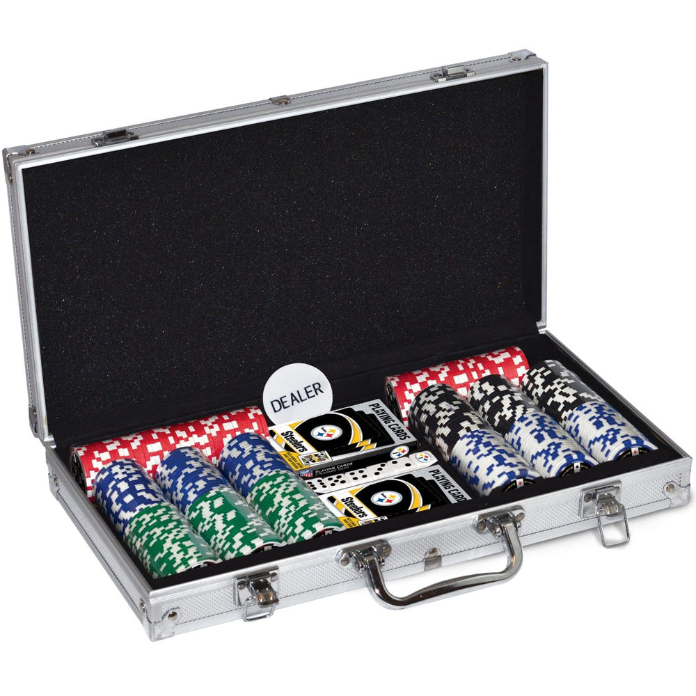Pittsburgh Steelers 300 Piece Poker Set (ONLINE ORDER ONLY)