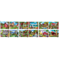 Alan Giana Jigsaw Puzzle Collection - 12 Pack (ONLINE ORDER ONLY)