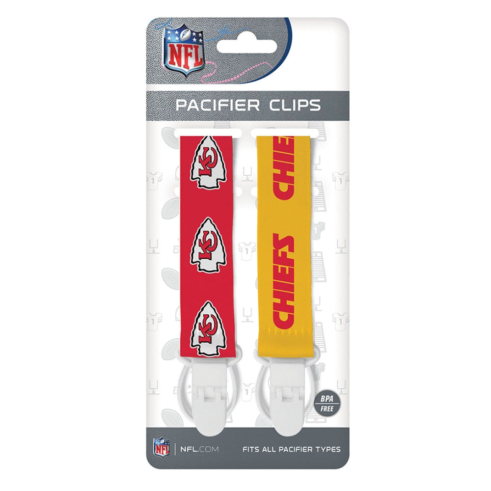 Kansas City Chiefs - Pacifier Clip 2-Pack (ONLINE ORDER ONLY)