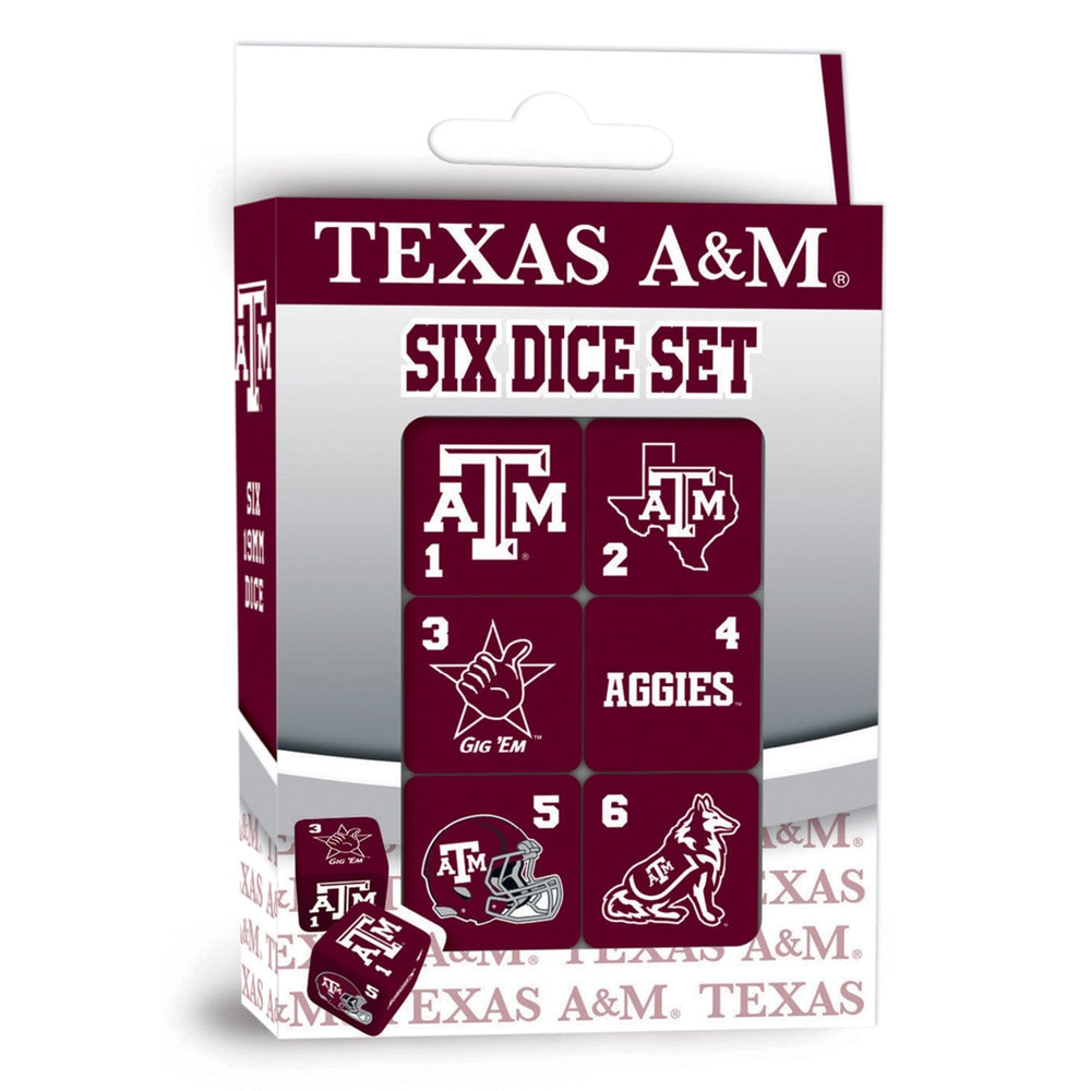 Texas A&M Dice Set - 19mm (ONLINE ORDER ONLY)
