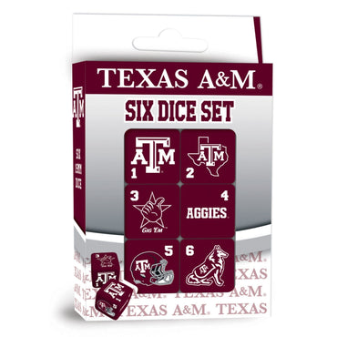 Texas A&M Dice Set - 19mm (ONLINE ORDER ONLY)