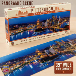 Pittsburgh, Pennsylvania 1000 Piece Panoramic Jigsaw Puzzle