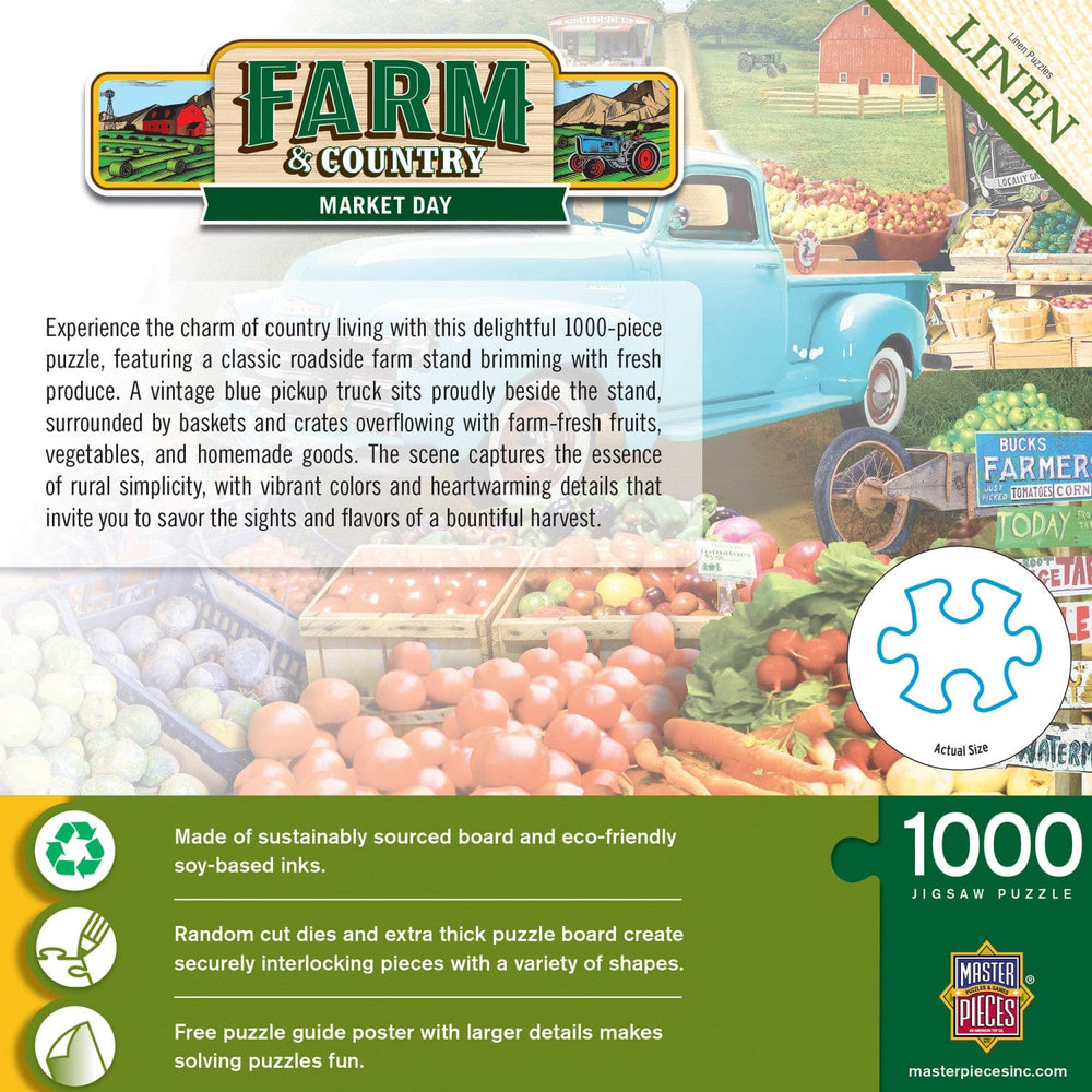 Farm & Country - Market Day 1000 Piece Jigsaw Puzzle (ONLINE ORDER ONLY)