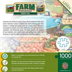 Farm & Country - Market Day 1000 Piece Jigsaw Puzzle (ONLINE ORDER ONLY)