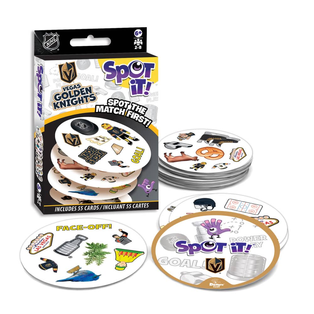 Las Vegas Golden Knights Spot It! Card Game (ONLINE ORDER ONLY)