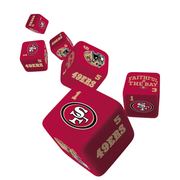 San Francisco 49ers Dice Set - 19mm (ONLINE ORDER ONLY)