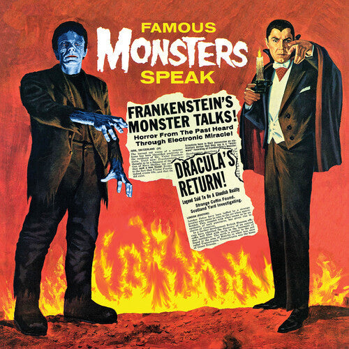 Gabriel Dell - Famous Monsters Speak (Colored Vinyl, Red, Black) [Vinyl]