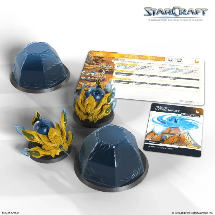 StarCraft The Miniatures Game: Protoss: Sentry Expansion Set (ONLINE ORDER ONLY)