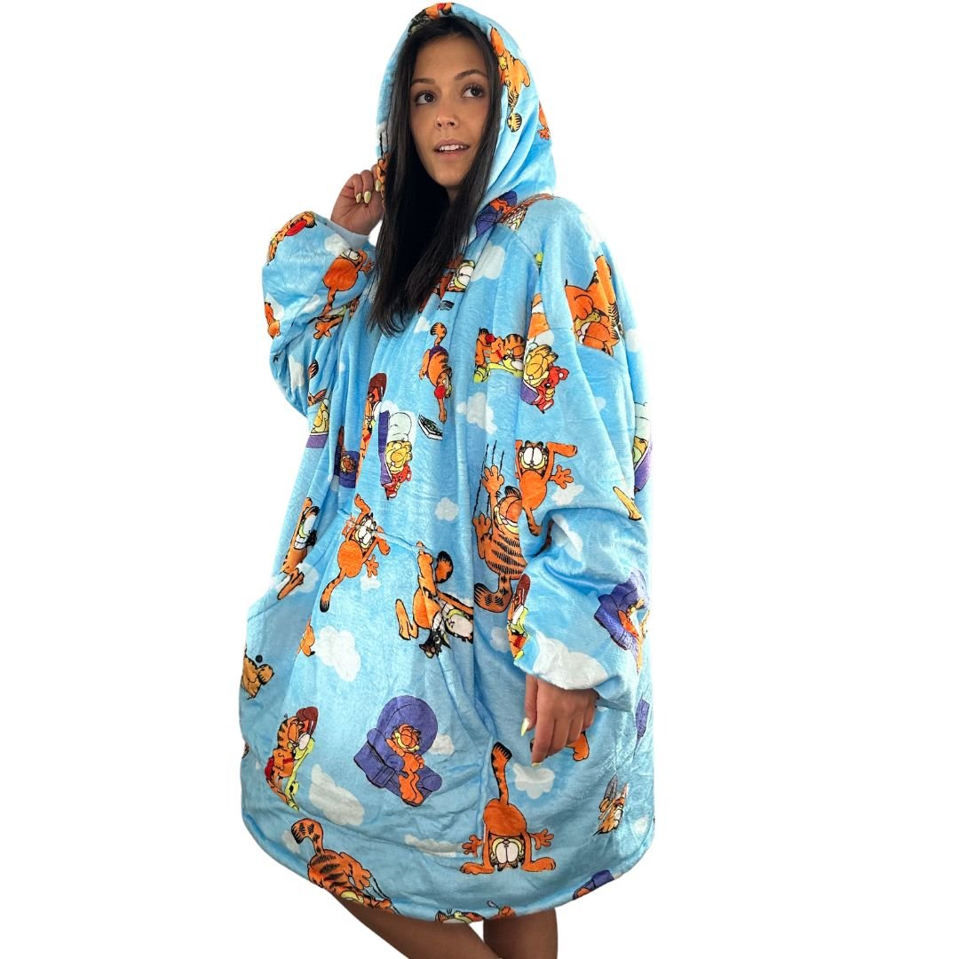 Garfield Wearable Blanket Hoodie for Kids & Adults (ONLINE ORDER ONLY)