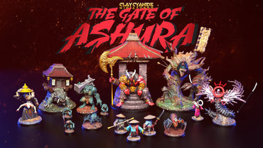 3D Printed Clay Cyanide Jorogumo The Gate of Ashura 28 32 mm D&D (Online Only)