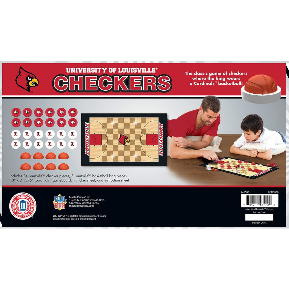 Louisville Cardinals Checkers Board Game (ONLINE ORDER ONLY)