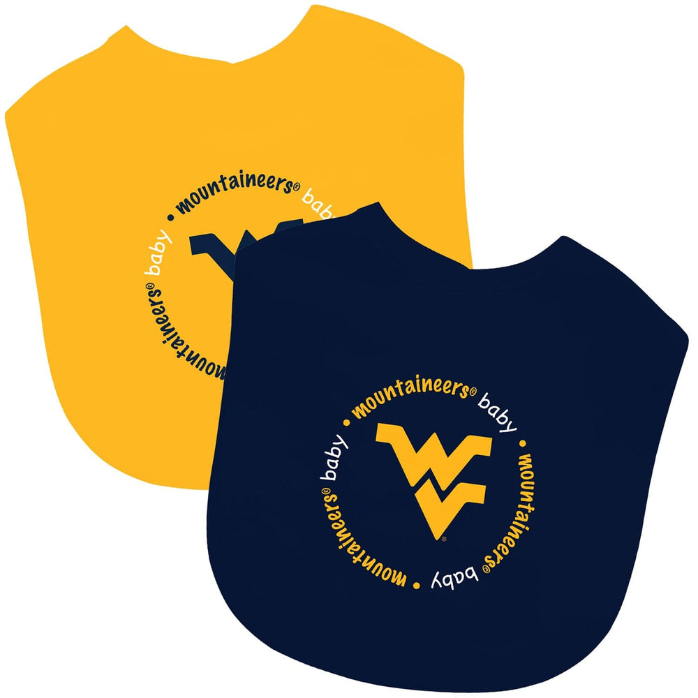 West Virginia Mountaineers - Baby Bibs 2-Pack (ONLINE ORDER ONLY)