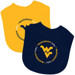 West Virginia Mountaineers - Baby Bibs 2-Pack (ONLINE ORDER ONLY)