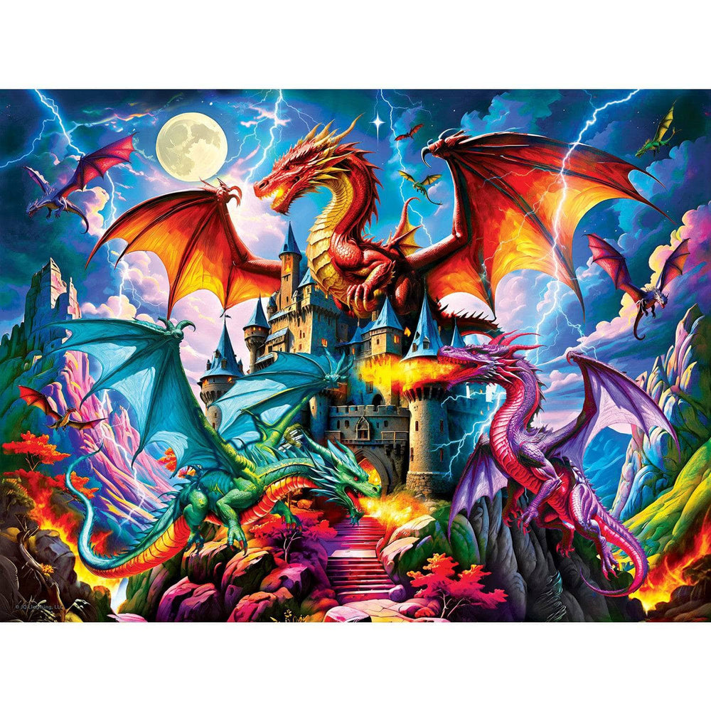 Glow in the Dark - Triad of Fire 300 Piece EZ Grip Jigsaw Puzzle