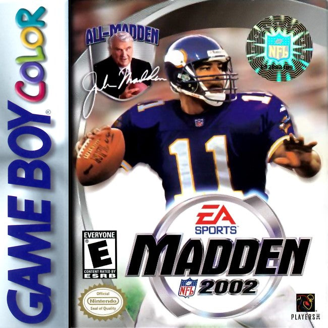 Madden NFL 2002 (Gameboy Color) (ONLINE ORDER ONLY)
