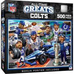 Indianapolis Colts - All Time Greats 500 Piece Jigsaw Puzzle (ONLINE ORDER ONLY)