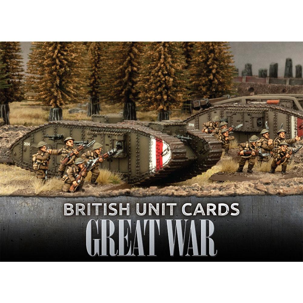 The Great War: British - Unit Cards (ONLINE ORDER ONLY)