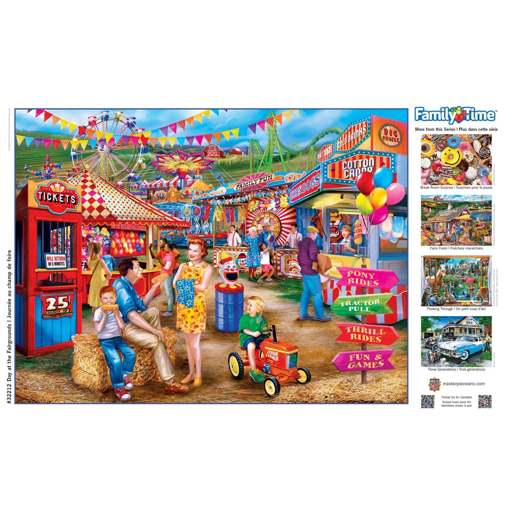 Family Time - Day at the Fairgrounds 400 Piece Jigsaw Puzzle (ONLINE ORDER ONLY)