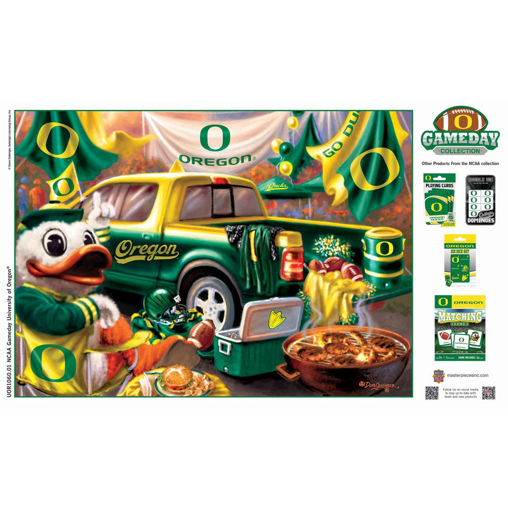 Oregon Ducks - Gameday 1000 Piece Jigsaw Puzzle (ONLINE ORDER ONLY)
