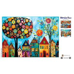Whimsical Town - My Happy Place 500 Piece Jigsaw Puzzle (ONLINE ORDER ONLY)