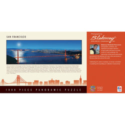 San Francisco, California 1000 Piece Panoramic Jigsaw Puzzle (ONLINE ORDER ONLY)