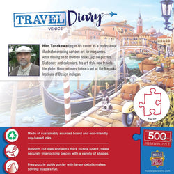 Travel Diary - Venice 500 Piece Jigsaw Puzzle (ONLINE ORDER ONLY)