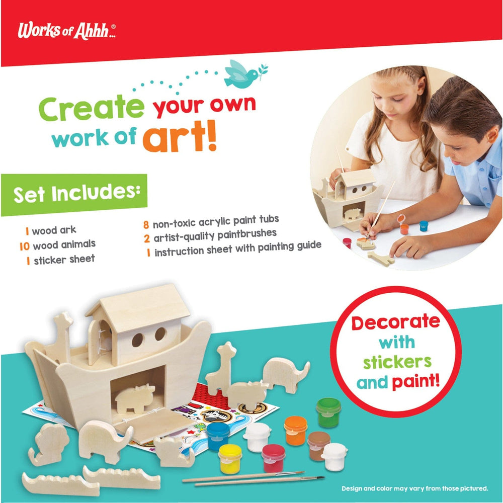 Noah's Ark Wood Craft & Paint Kit (ONLINE ORDER ONLY)