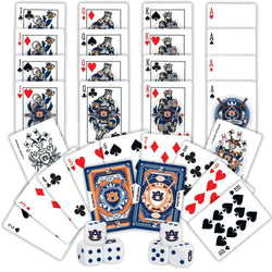 Auburn Tigers - 2-Pack Playing Cards & Dice Set (ONLINE ORDER ONLY)