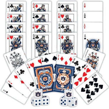 Auburn Tigers - 2-Pack Playing Cards & Dice Set (ONLINE ORDER ONLY)