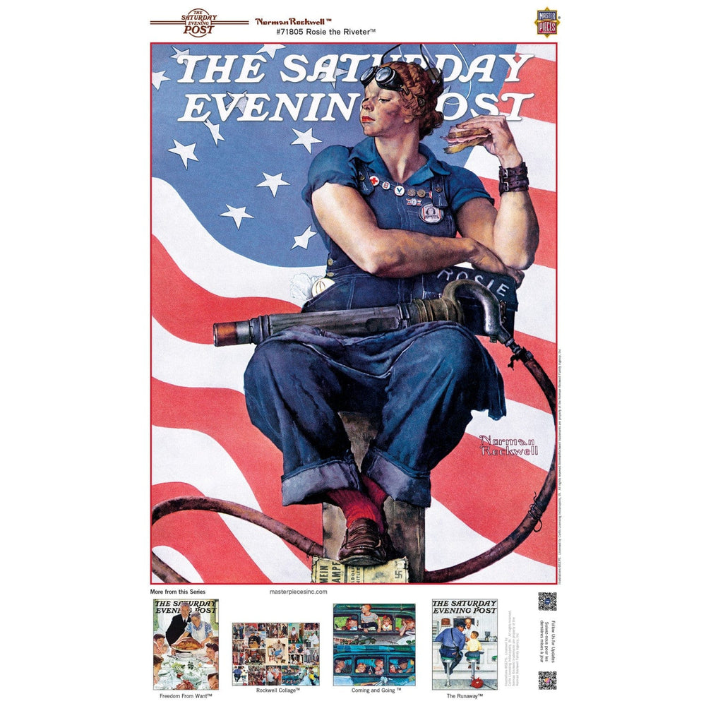 Saturday Evening Post - Rosie the Riveter 1000 Piece Jigsaw Puzzle (ONLINE ORDER ONLY)