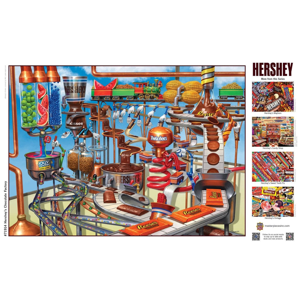 Hershey's Chocolate Factory - 1000 Piece Jigsaw Puzzle (ONLINE ORDER ONLY)