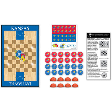 Kansas Jayhawks Checkers Board Game (ONLINE ORDER ONLY)