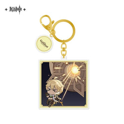 Genshin Impact 2023 Game Art Exhibition Series Chibi Acrylic Keychain (ONLINE ORDER ONLY)