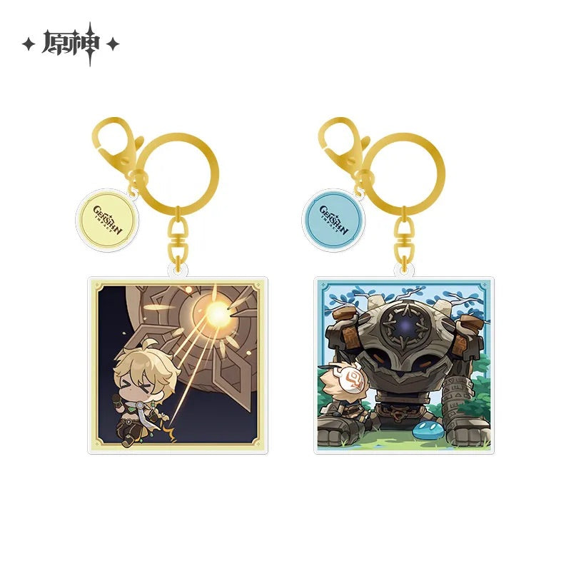 Genshin Impact 2023 Game Art Exhibition Series Chibi Acrylic Keychain (ONLINE ORDER ONLY)