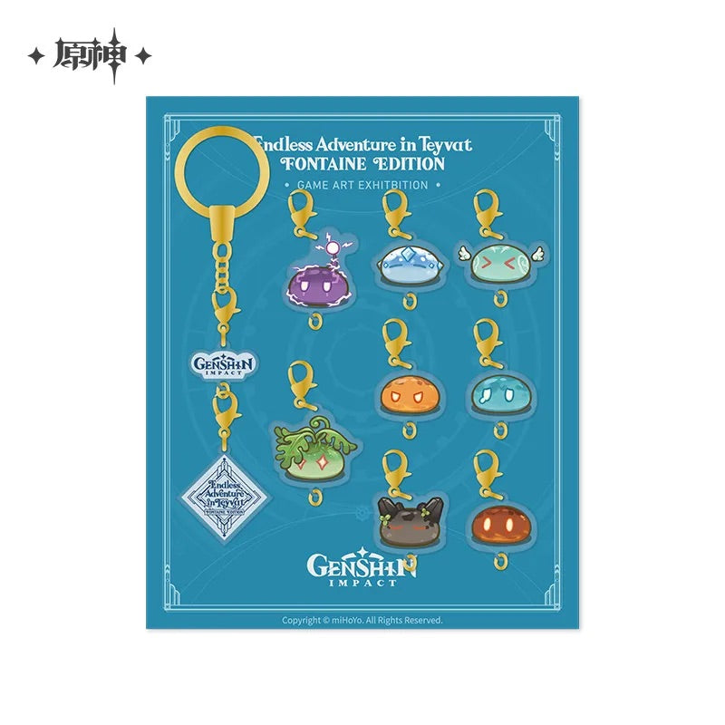 Genshin Impact 2023 Game Art Exhibition Series Slime Acrylic Keychain (ONLINE ORDER ONLY)